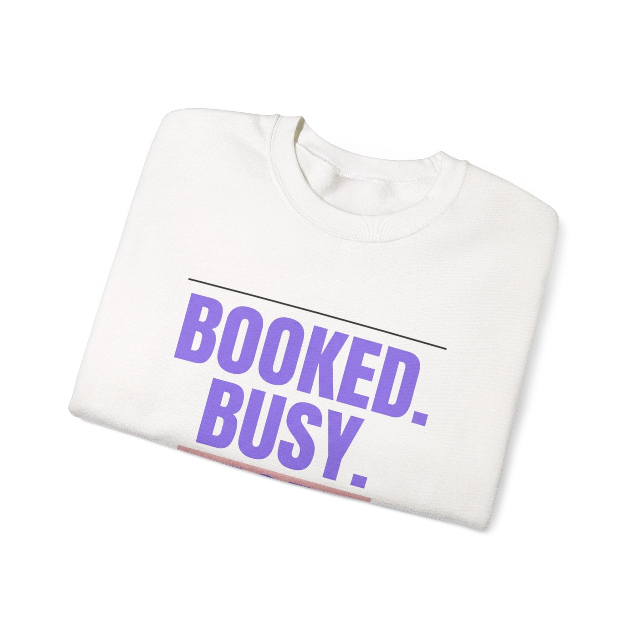 BOOKED. BUSY. MOM. Sweatshirt | minimalist mom shirt, streetwear mom