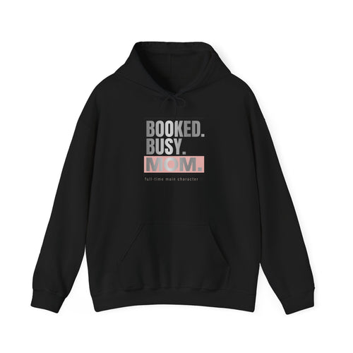 Booked. Busy. Mom. Hoodie | minimalist mom life, streetwear mom