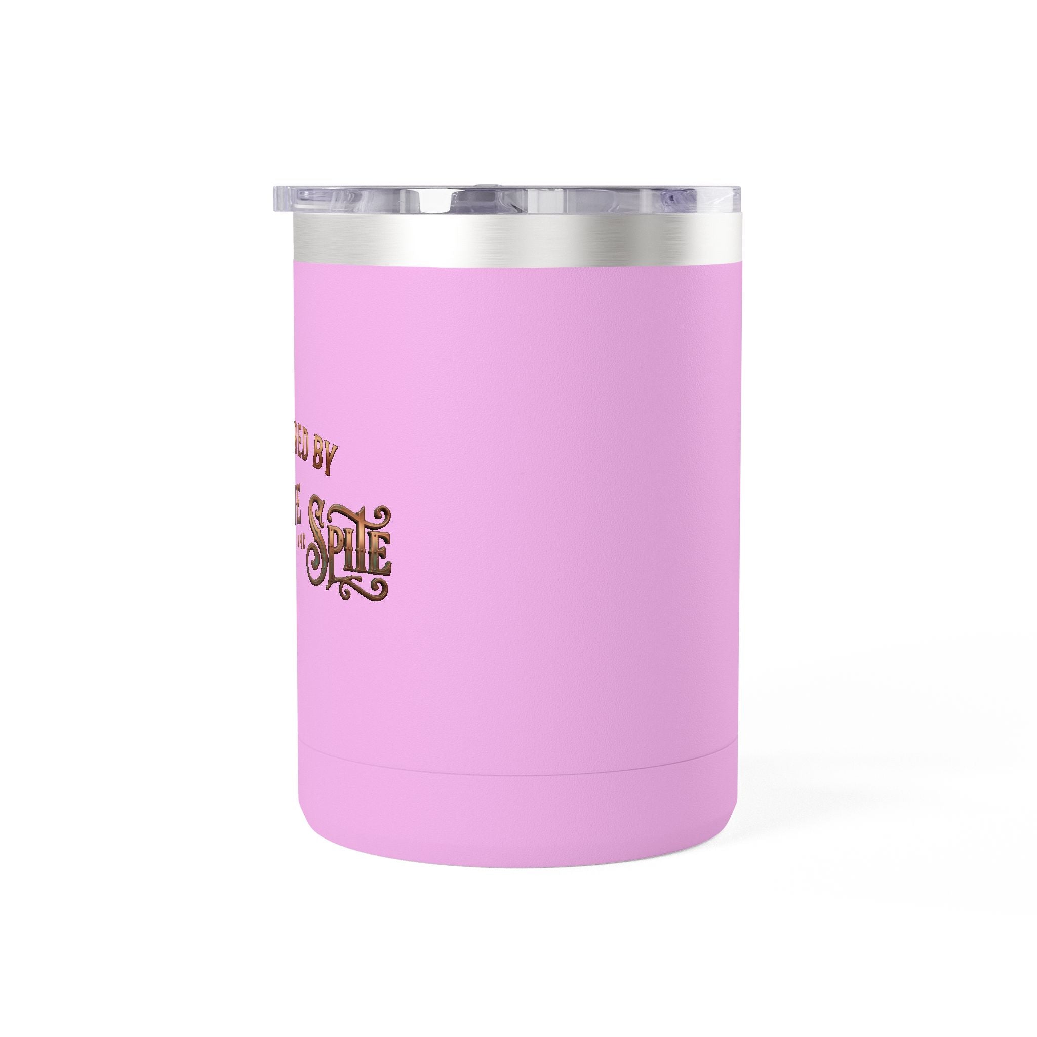 Coffee Tumbler Mug – "Fueled by Caffeine & Chaos" Insulated 15oz Travel Mug