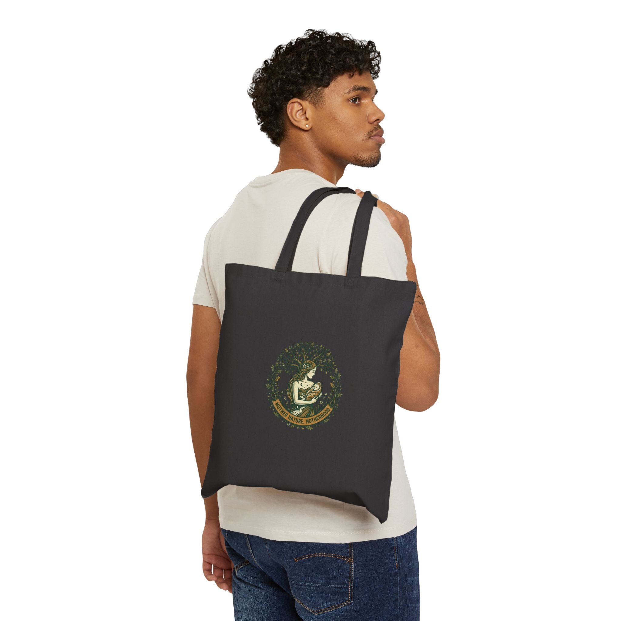 Cool Mom Tote, minimalist mom life canvas bag | streetwear mom