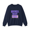 BOOKED. BUSY. MOM. Sweatshirt | minimalist mom shirt, streetwear mom
