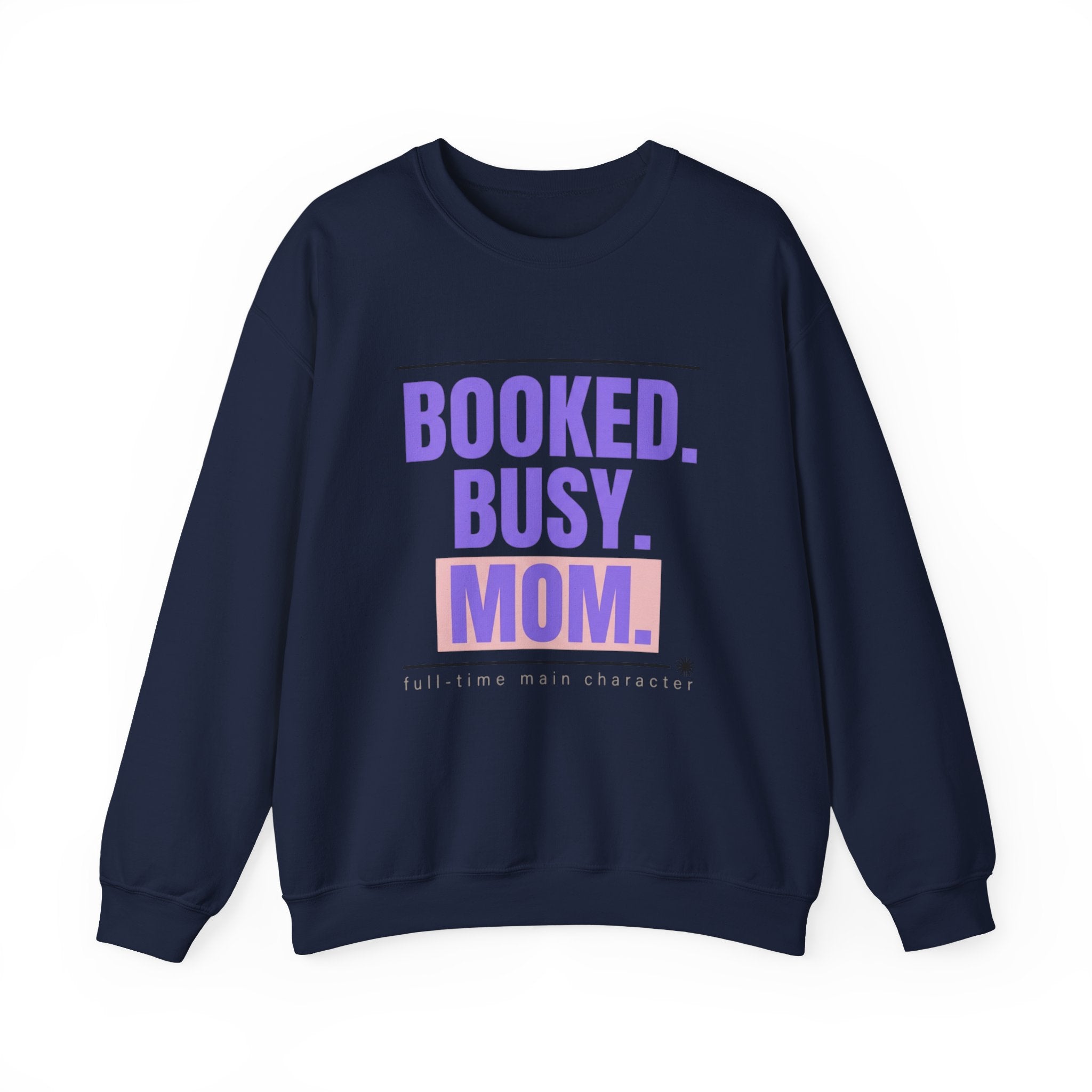 BOOKED. BUSY. MOM. Sweatshirt | minimalist mom shirt, streetwear mom