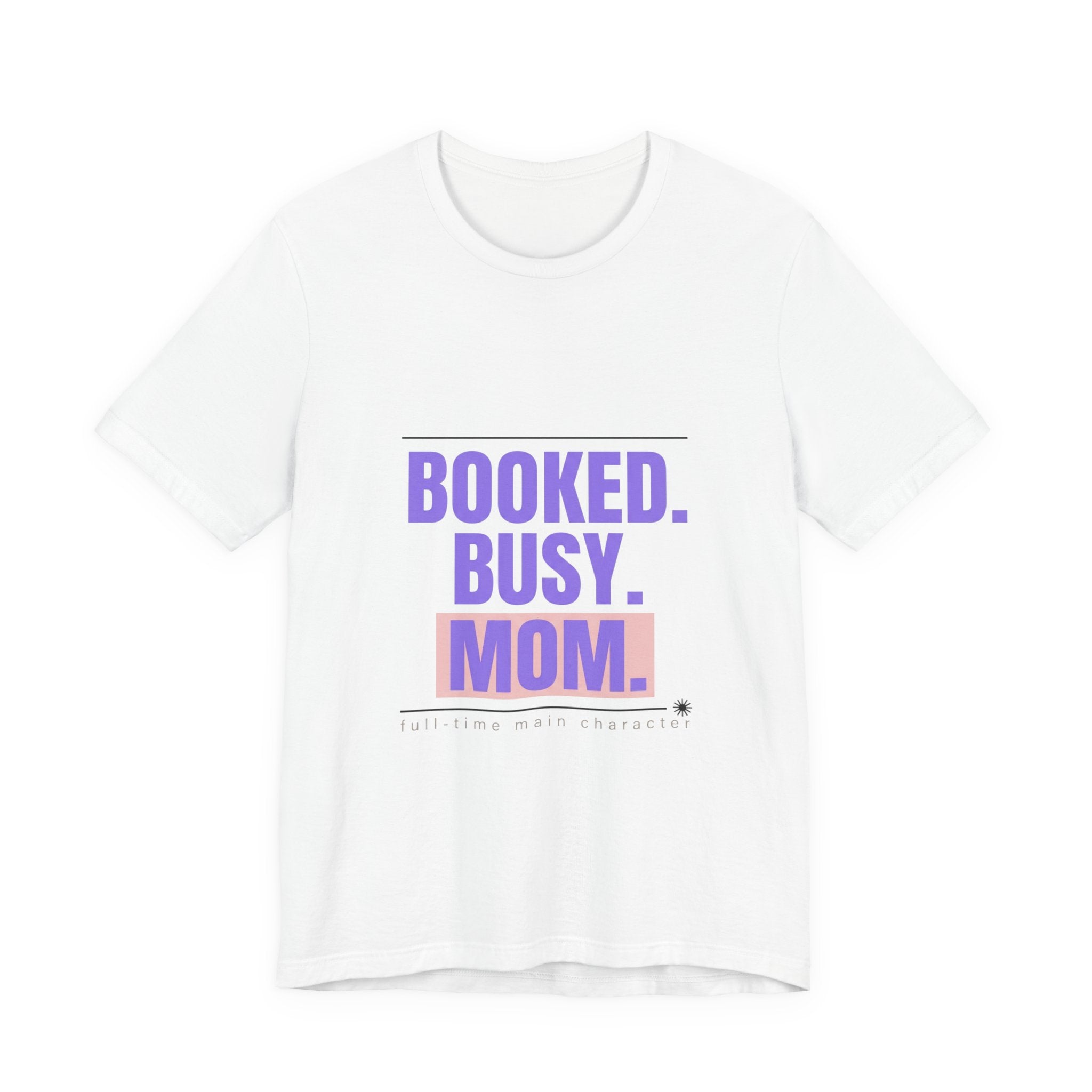 BOOKED. BUSY. MOM. Tee | minimalist mom shirt, streetwear mom
