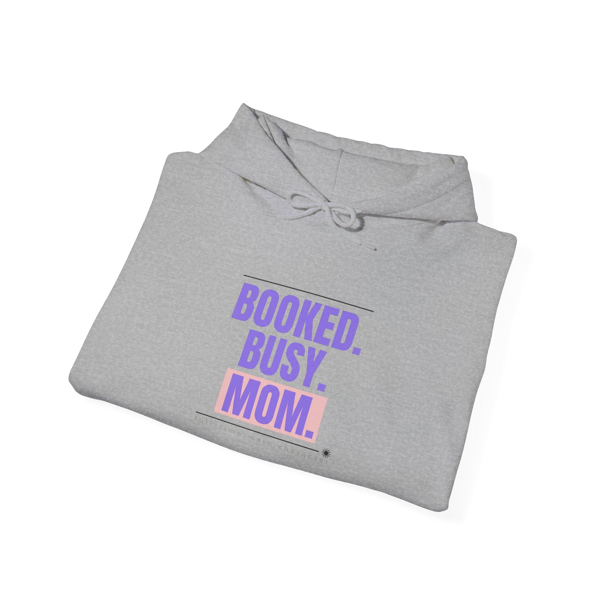 Booked. Busy. Mom. Hoodie | minimalist mom life, streetwear mom