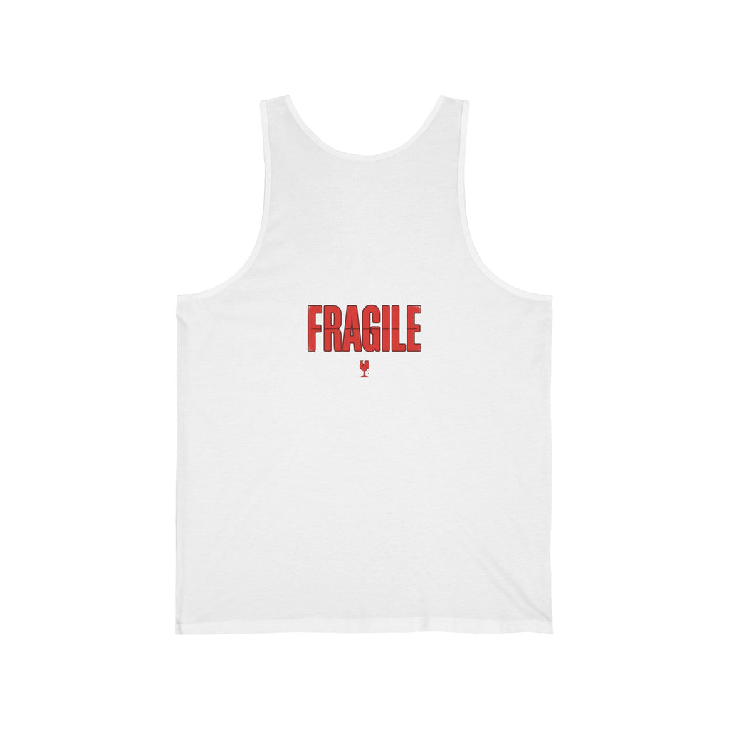 Tank Top — "Handle With Care" / "Fragile" Minimal Graphic