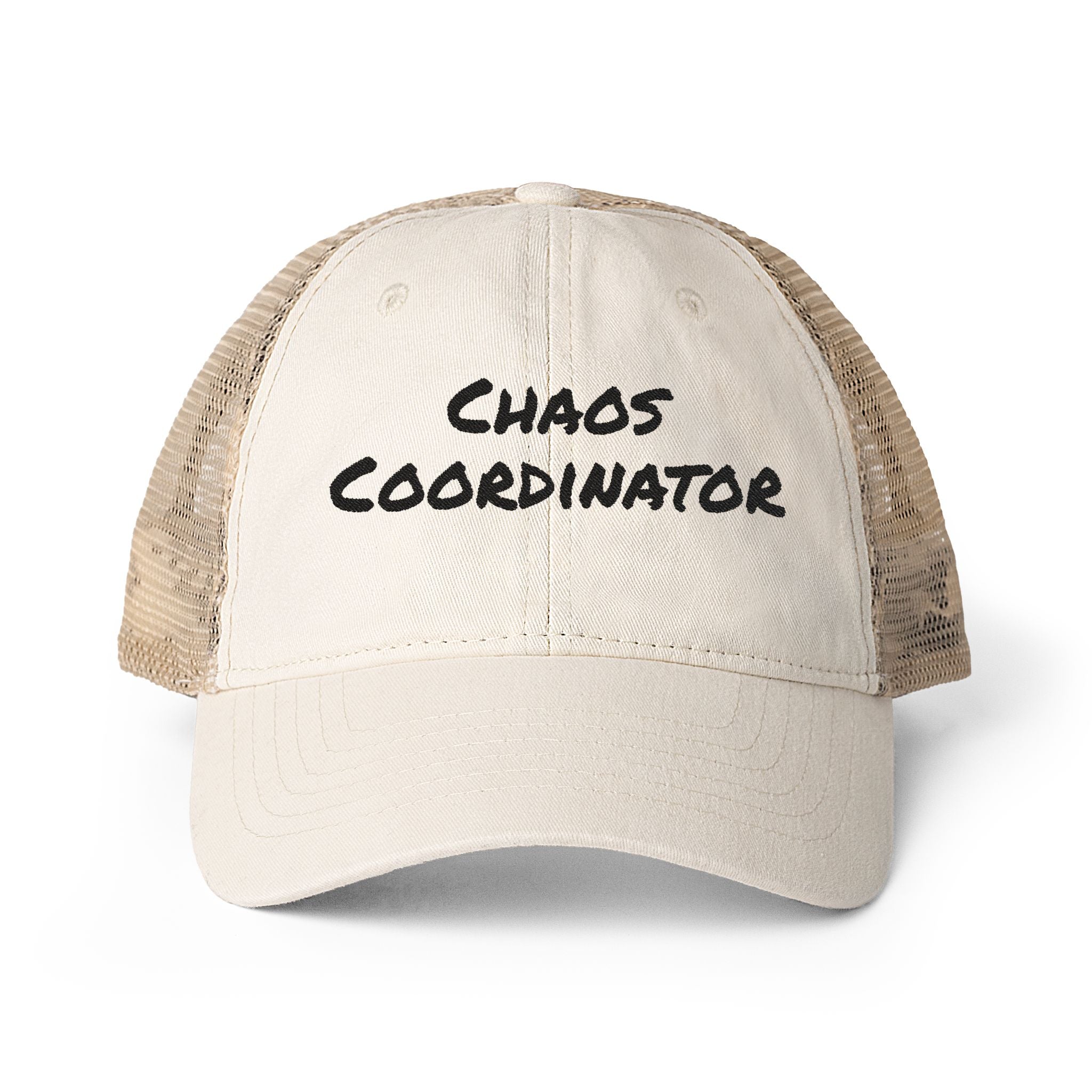 Women's Washed Mesh-Back Cap - Chaos Coordinator