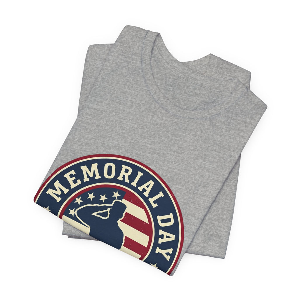 Memorial Day 1776–2026 Badge Tee | USA 250, patriotic vintage