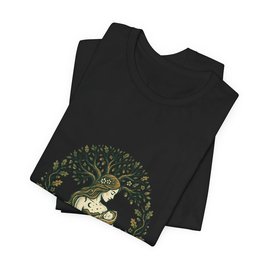 Mother & Child Illustration Tee | minimalist mom shirt, cool mom streetwear