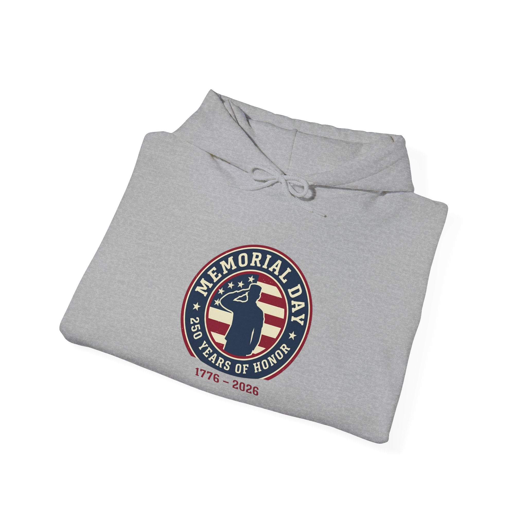 USA 250 Memorial Day 1776–2026 Hoodie | Patriotic Vintage, Heritage