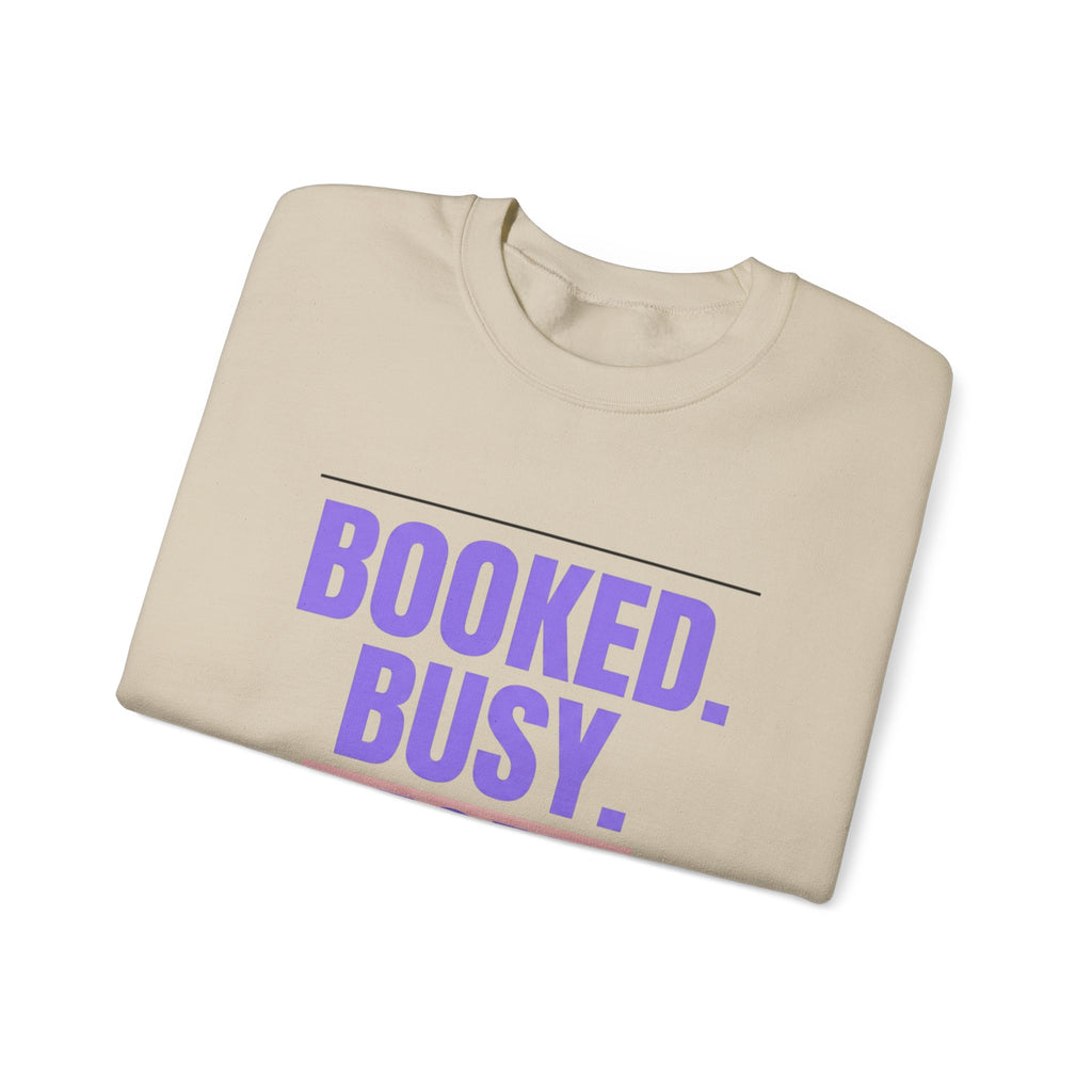 BOOKED. BUSY. MOM. Sweatshirt | minimalist mom shirt, streetwear mom