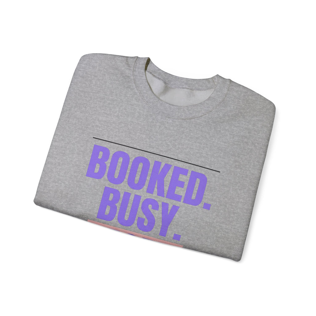 BOOKED. BUSY. MOM. Sweatshirt | minimalist mom shirt, streetwear mom