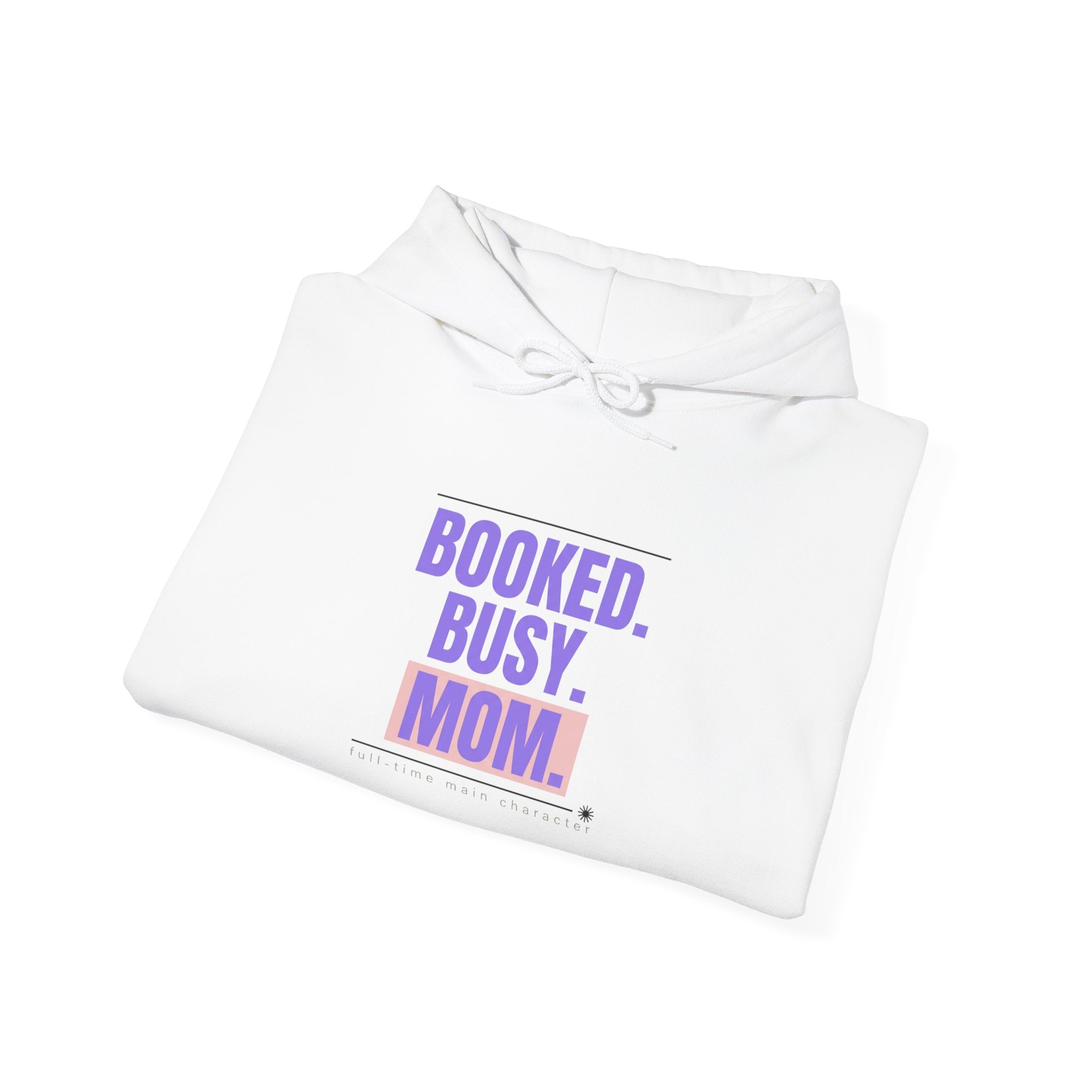 Booked. Busy. Mom. Hoodie | minimalist mom life, streetwear mom