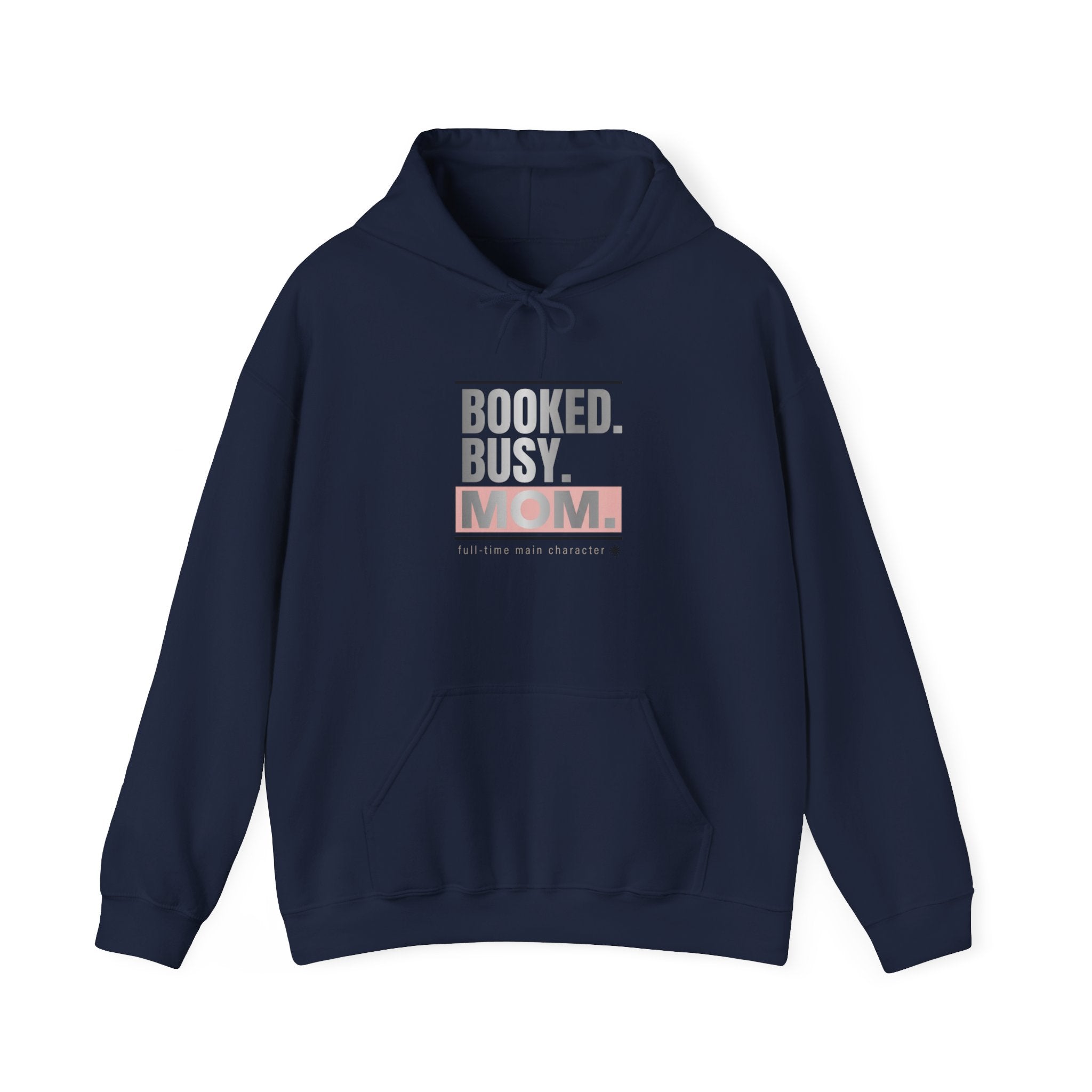 Booked. Busy. Mom. Hoodie | minimalist mom life, streetwear mom