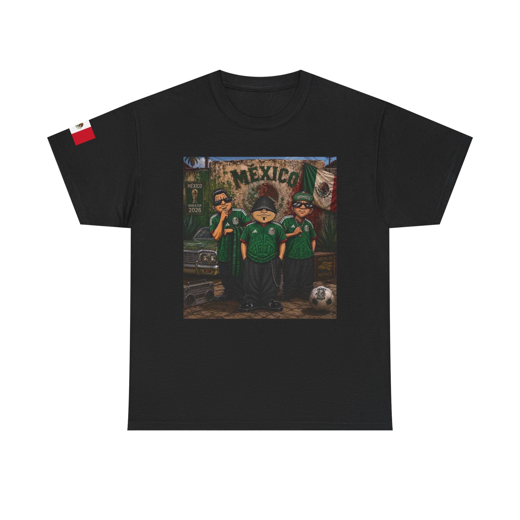 Mexico Soccer Graphic Tee — Vintage Team Pride T-Shirt
