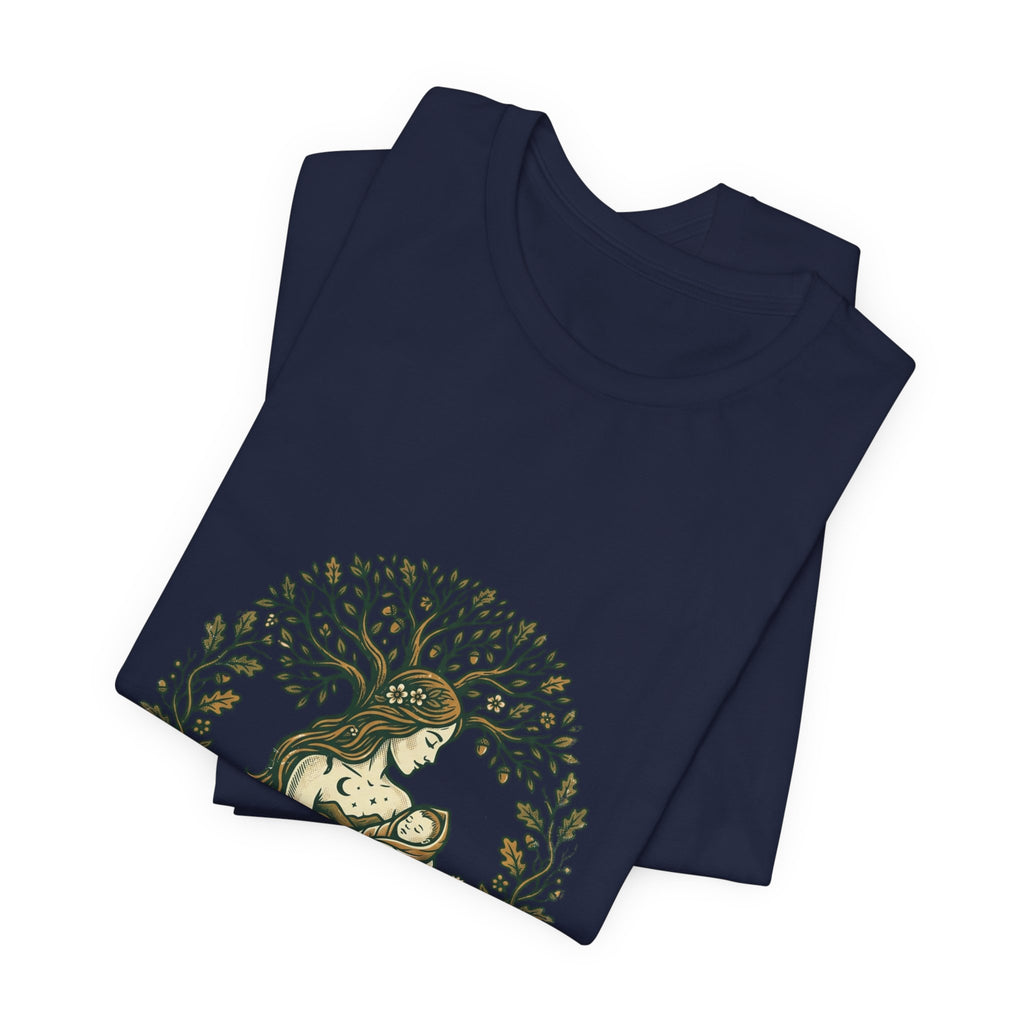 Mother & Child Illustration Tee | minimalist mom shirt, cool mom streetwear