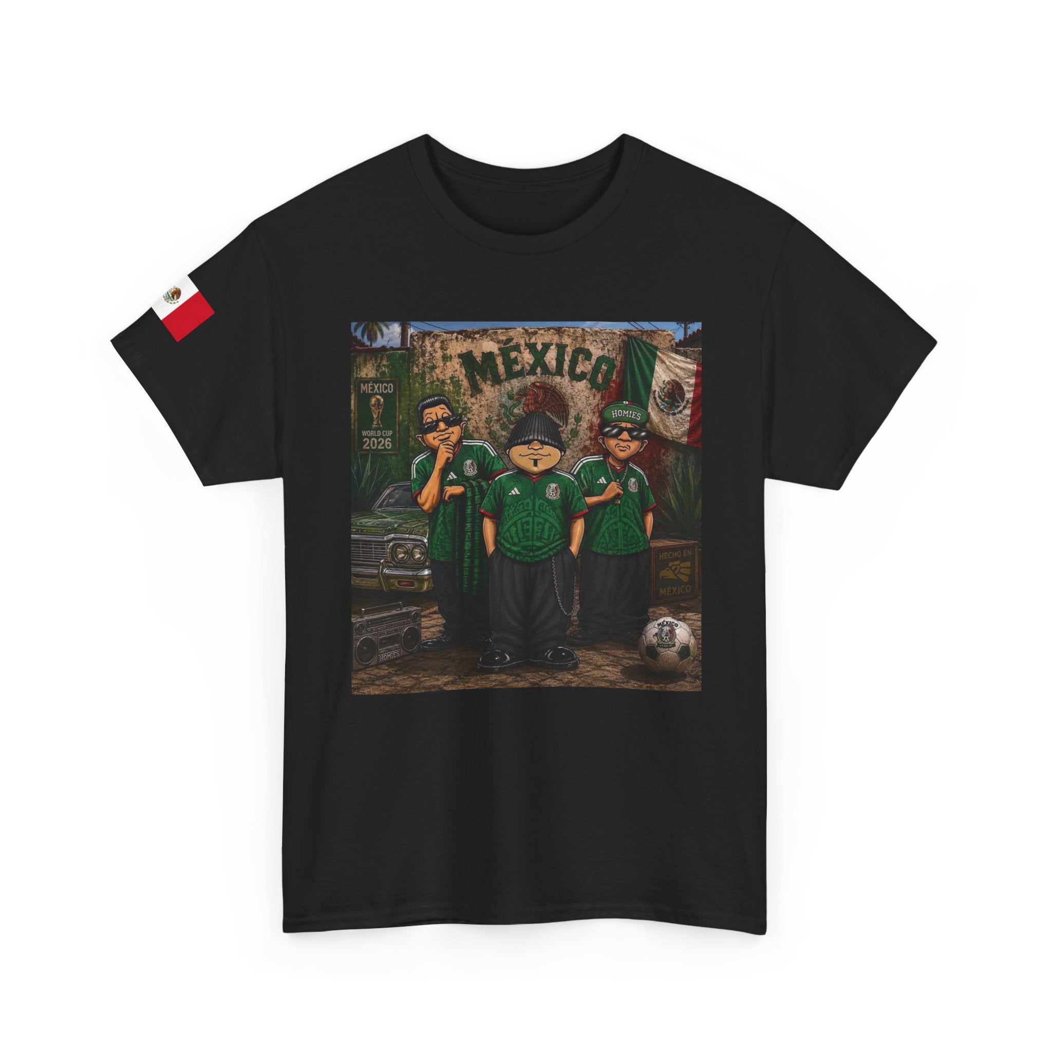 Mexico Soccer Graphic Tee — Vintage Team Pride T-Shirt