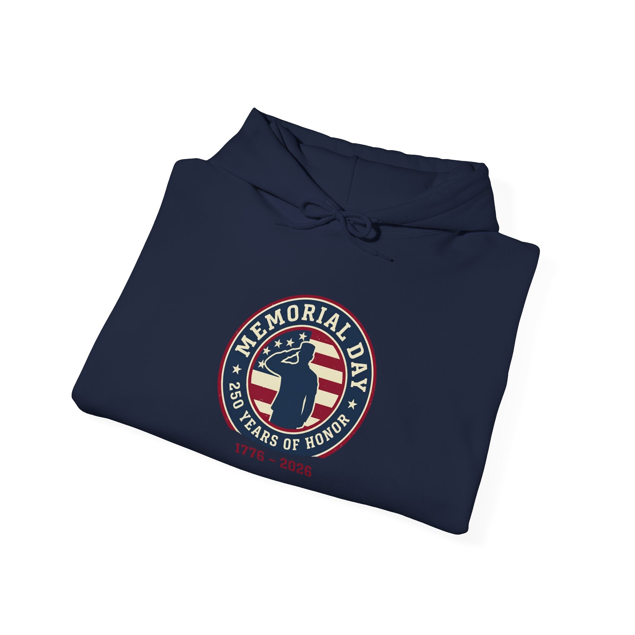 USA 250 Memorial Day 1776–2026 Hoodie | Patriotic Vintage, Heritage