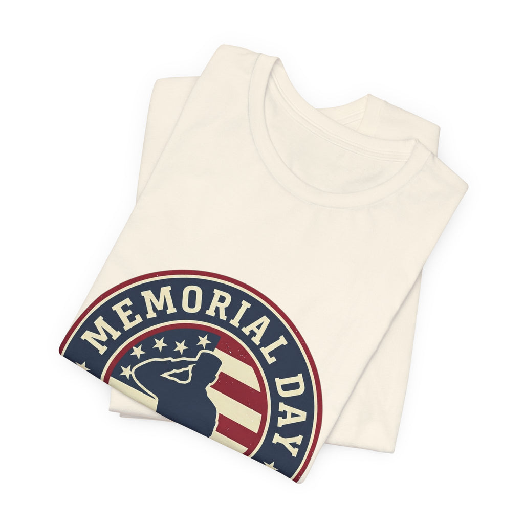 Memorial Day 1776–2026 Badge Tee | USA 250, patriotic vintage