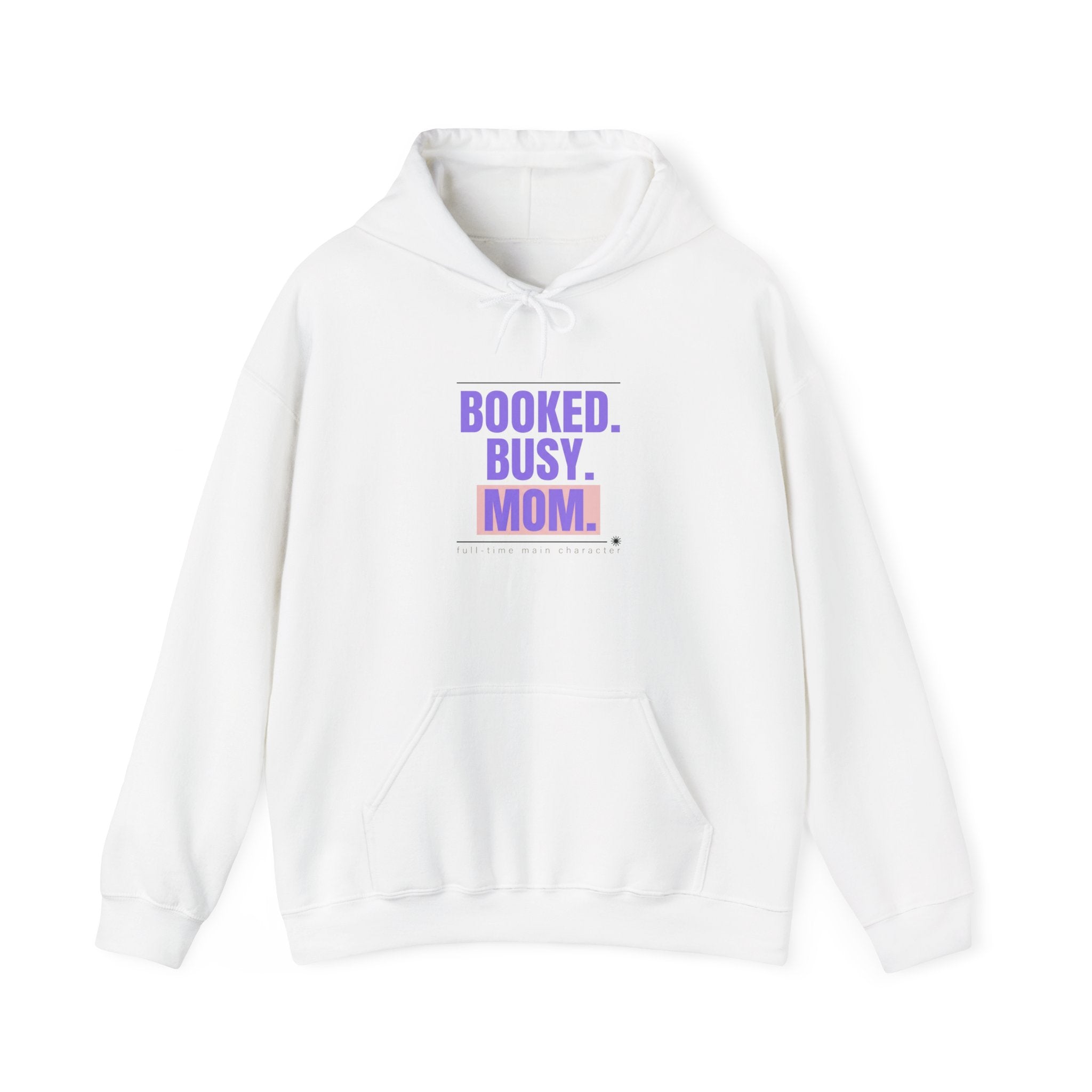 Booked. Busy. Mom. Hoodie | minimalist mom life, streetwear mom