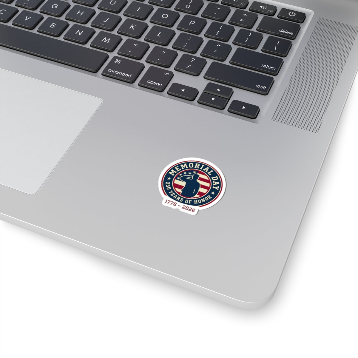 Memorial Day 1776–2026 Sticker | USA 250 Patriotic Vintage, red white and blue