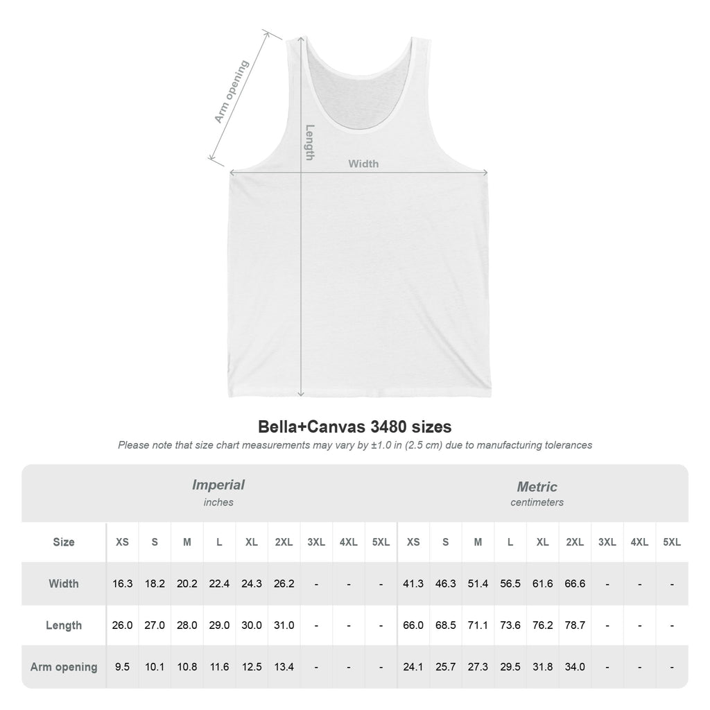 Tank Top — "Handle With Care" / "Fragile" Minimal Graphic