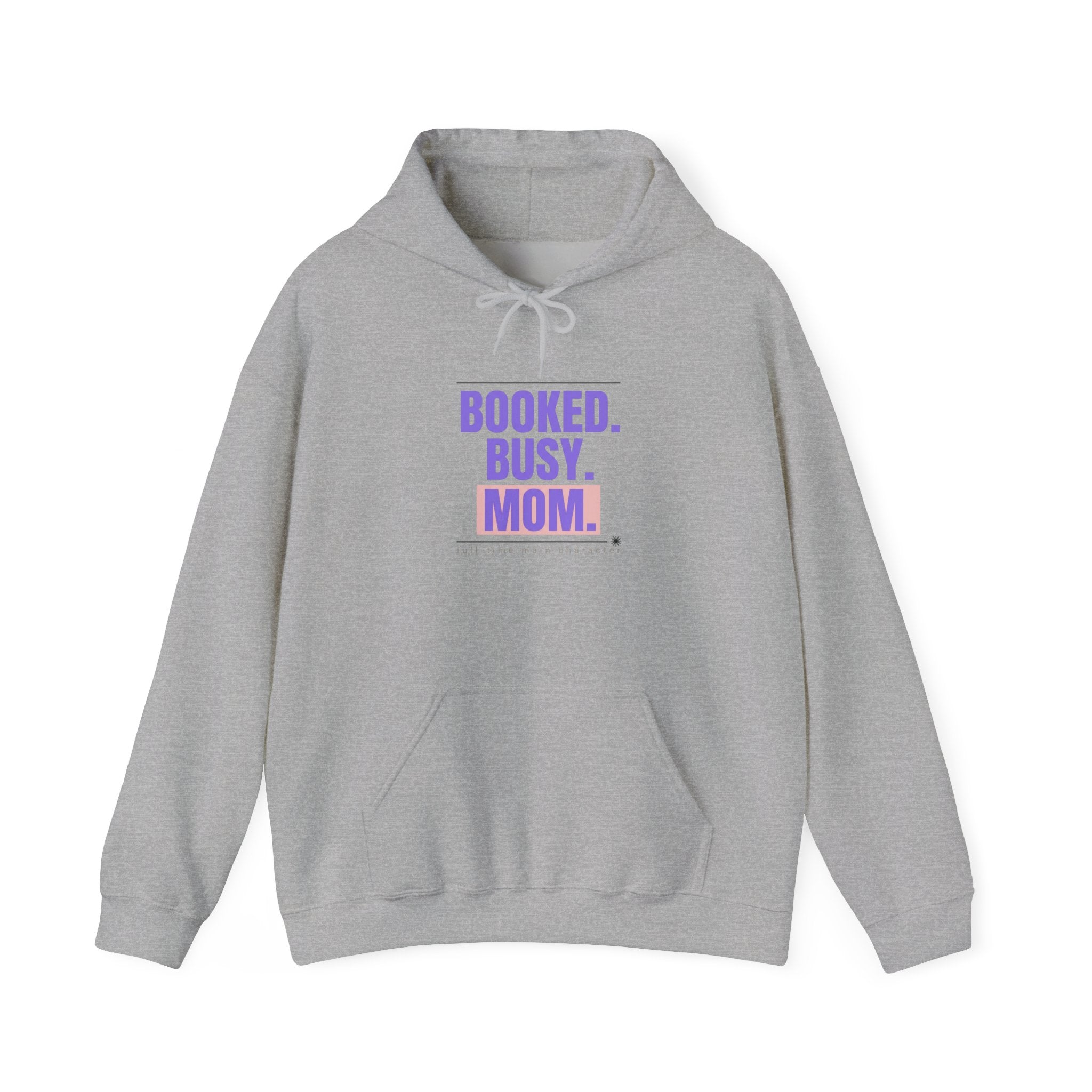 Booked. Busy. Mom. Hoodie | minimalist mom life, streetwear mom