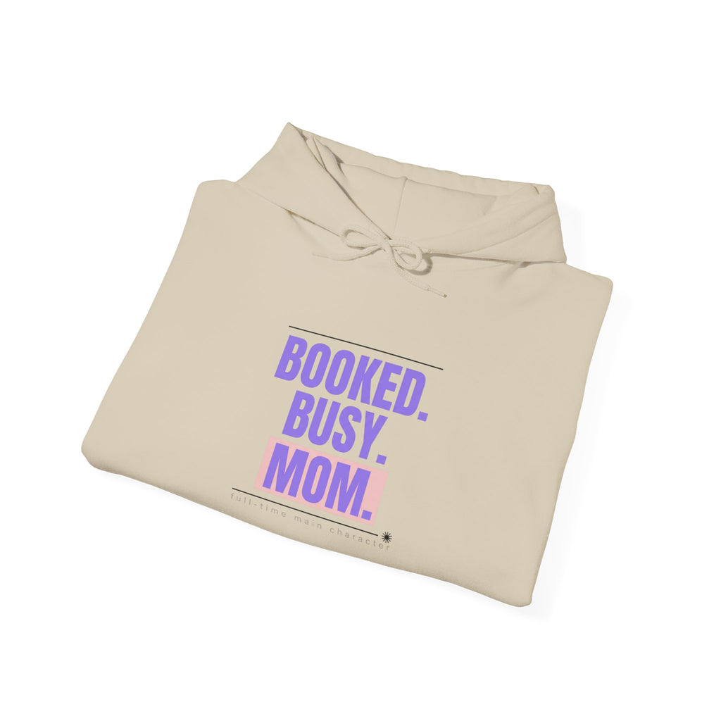 Booked. Busy. Mom. Hoodie | minimalist mom life, streetwear mom