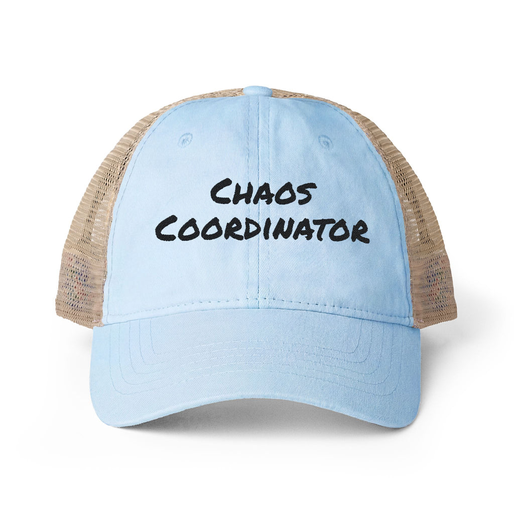 Women's Washed Mesh-Back Cap - Chaos Coordinator