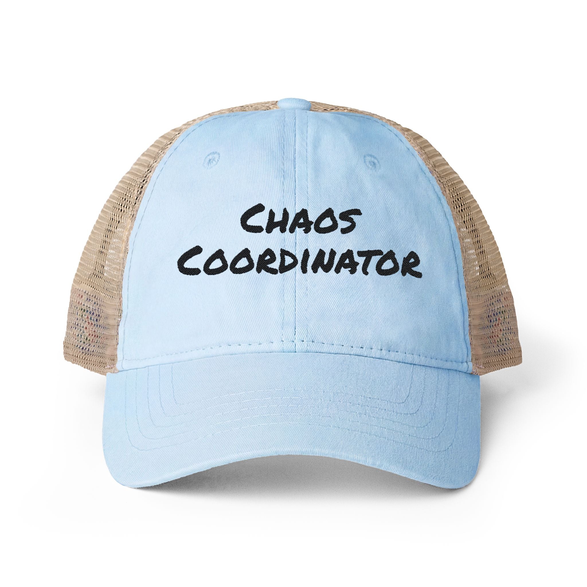 Women's Washed Mesh-Back Cap - Chaos Coordinator