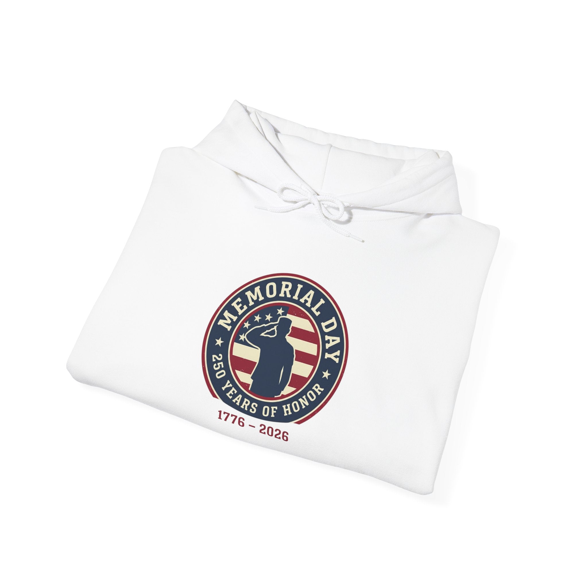 USA 250 Memorial Day 1776–2026 Hoodie | Patriotic Vintage, Heritage