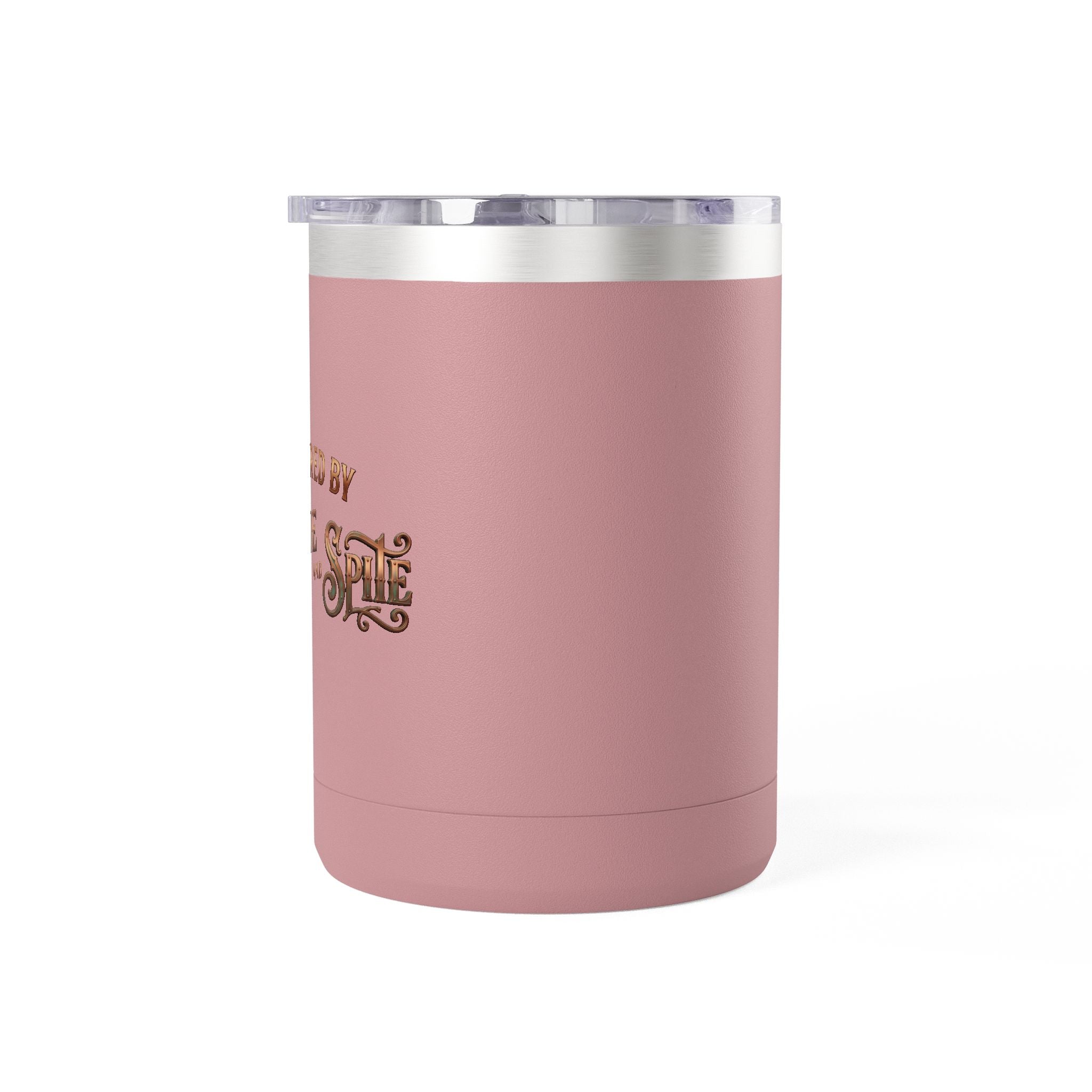 Coffee Tumbler Mug – "Fueled by Caffeine & Chaos" Insulated 15oz Travel Mug